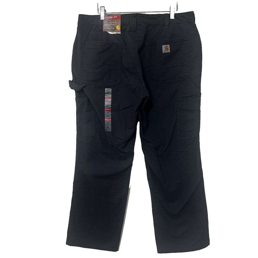 Carhartt Women's Original Fit Carpenter Pants Canvas Workwear Gray 14 Short NWT